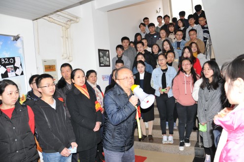 红河州第三人民医院开展实习同学消防安全应急演练