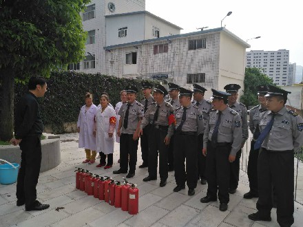 红河州第三人民医院开展消防安全知识培训