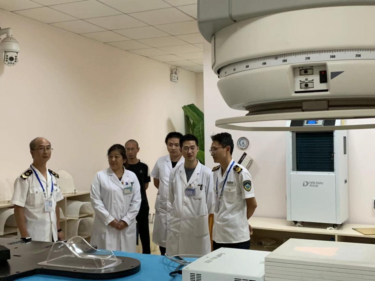 云南省卫生健康监督中心到红河州肿瘤医院督导放射诊疗工作