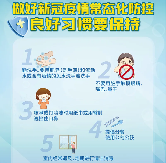 新冠肺炎疫情常态化防控海报