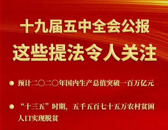 十九届五中全会公报中，这些提法令人关注