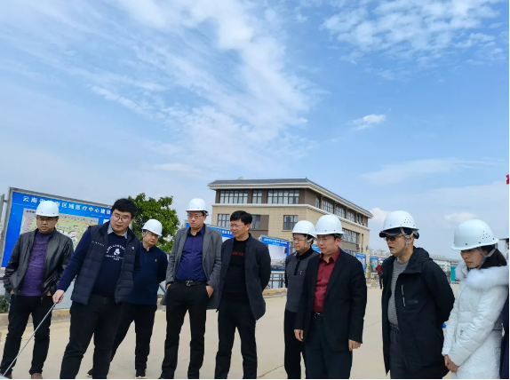 红河州第三人民医院领导视察和推进蒙自新院区建设