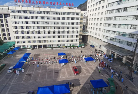 红河州第三人民医院开展大规模核酸检测实战演练