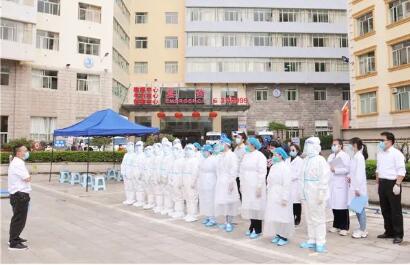 红河州第三人民医院开展第二次大规模新冠核酸混采混检应急演练