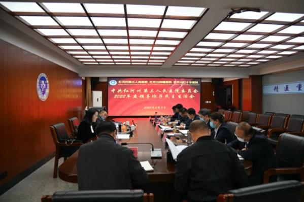 作风卫健：红河州第三人民医院党委召开2022年度领导班子民主生活会